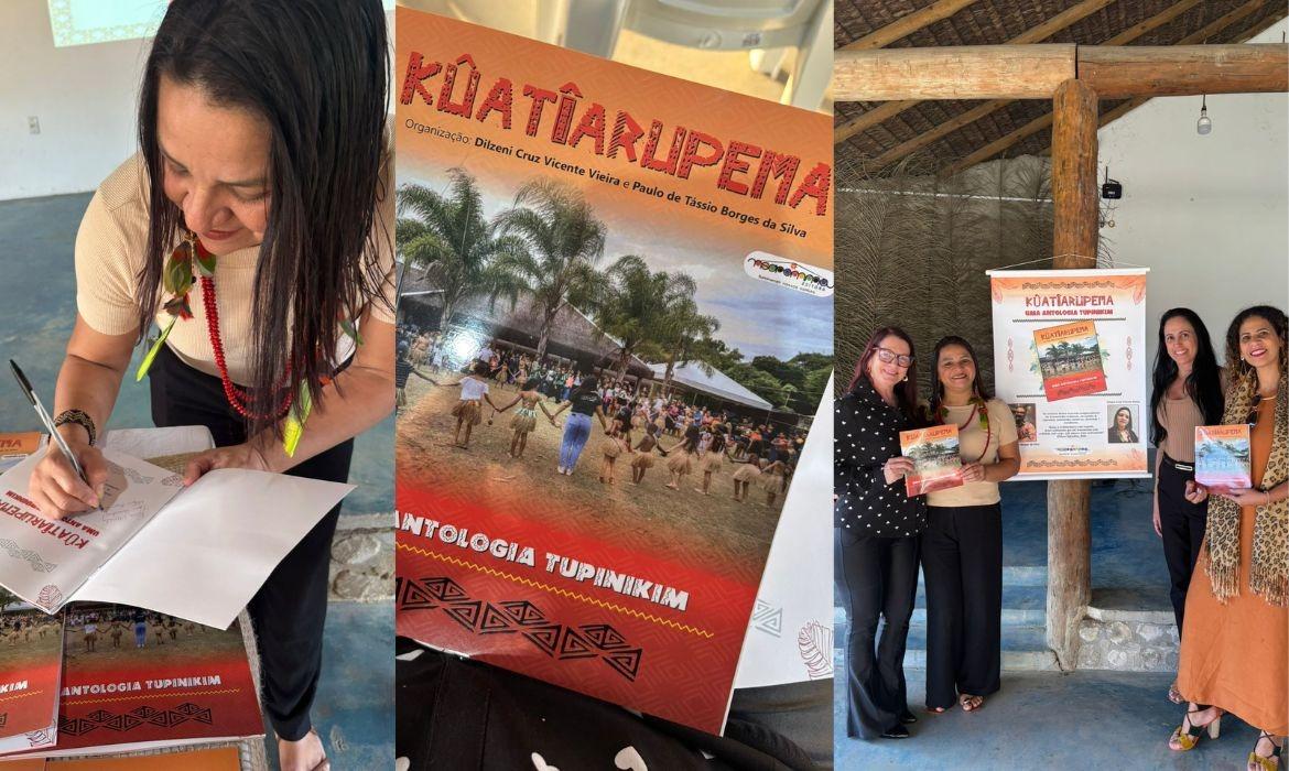 Pedagoga Aracruzense lança o livro “Kûatîarupema – Uma antologia Tupinikim”