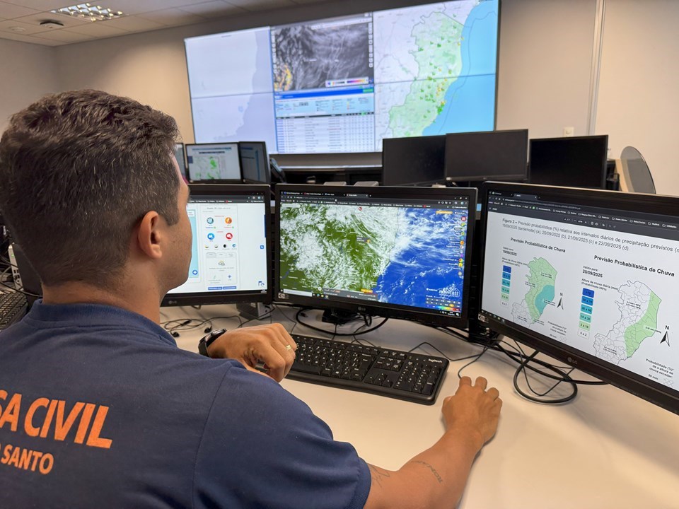 Defesa Civil Estadual prevê calor, ventania e chuva no início da primavera