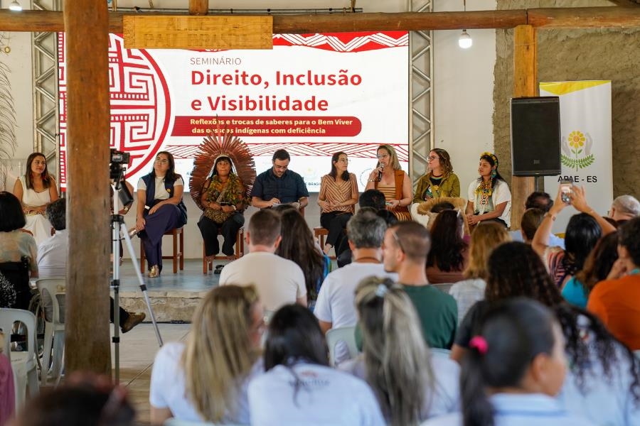 Seminário inédito debate inclusão de pessoas indígenas com deficiência em Aracruz