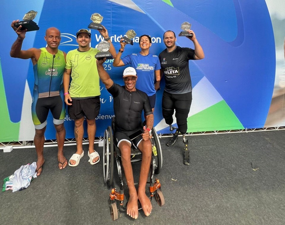 Capixabas brilham no Brasileiro de Paratriathlon com dois ouros e duas pratas