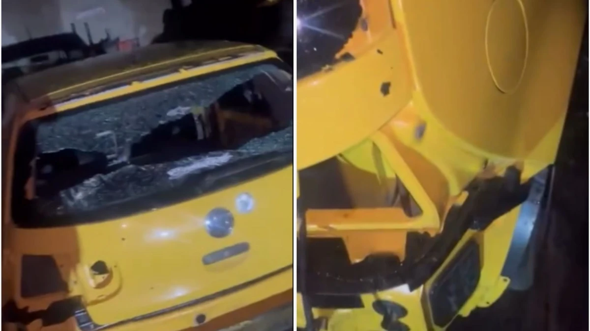 Carro é alvo de tiros dentro de borracharia em Aracruz