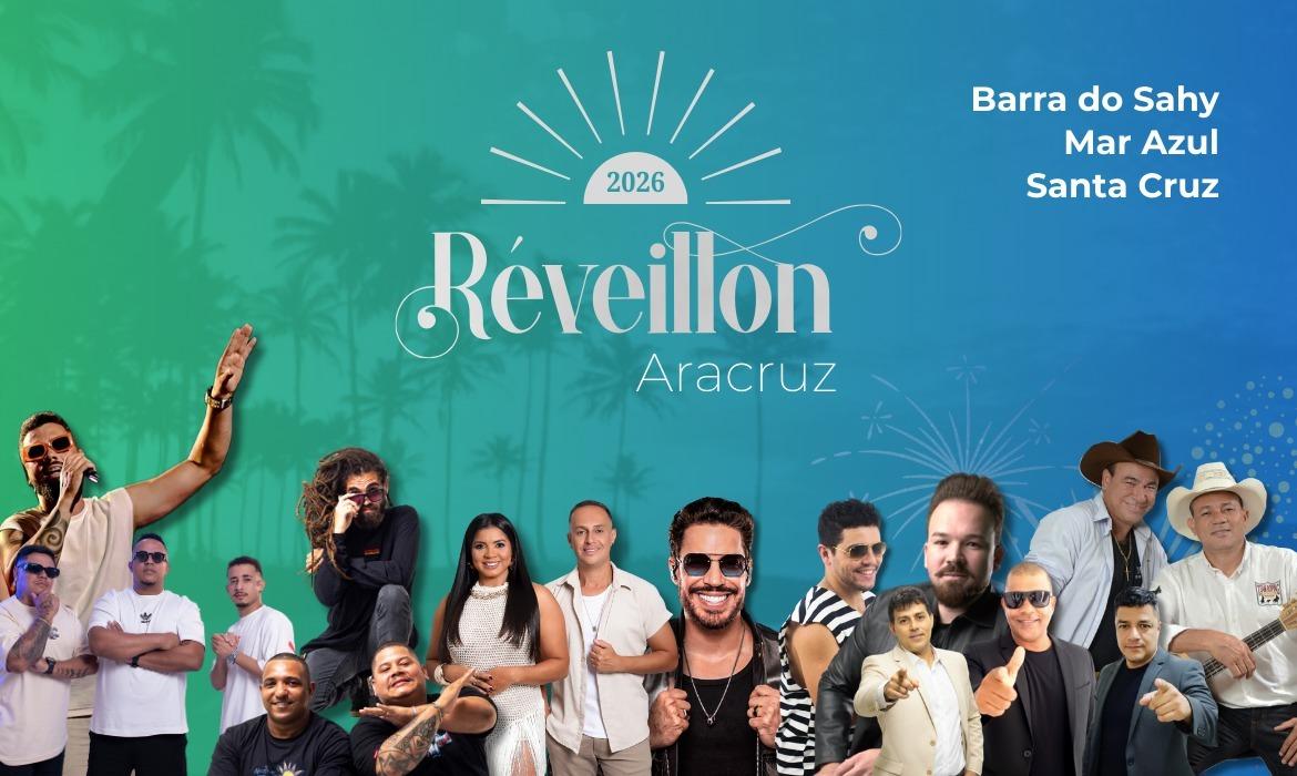 Prefeitura de Aracruz anuncia atrações musicais para o Réveillon 2026