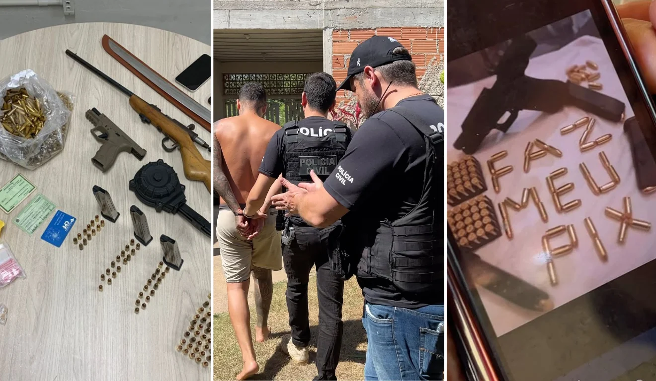 Polícia Civil Prende Homem e Apreende Arma, Drogas e Munições em Operação em Aracruz