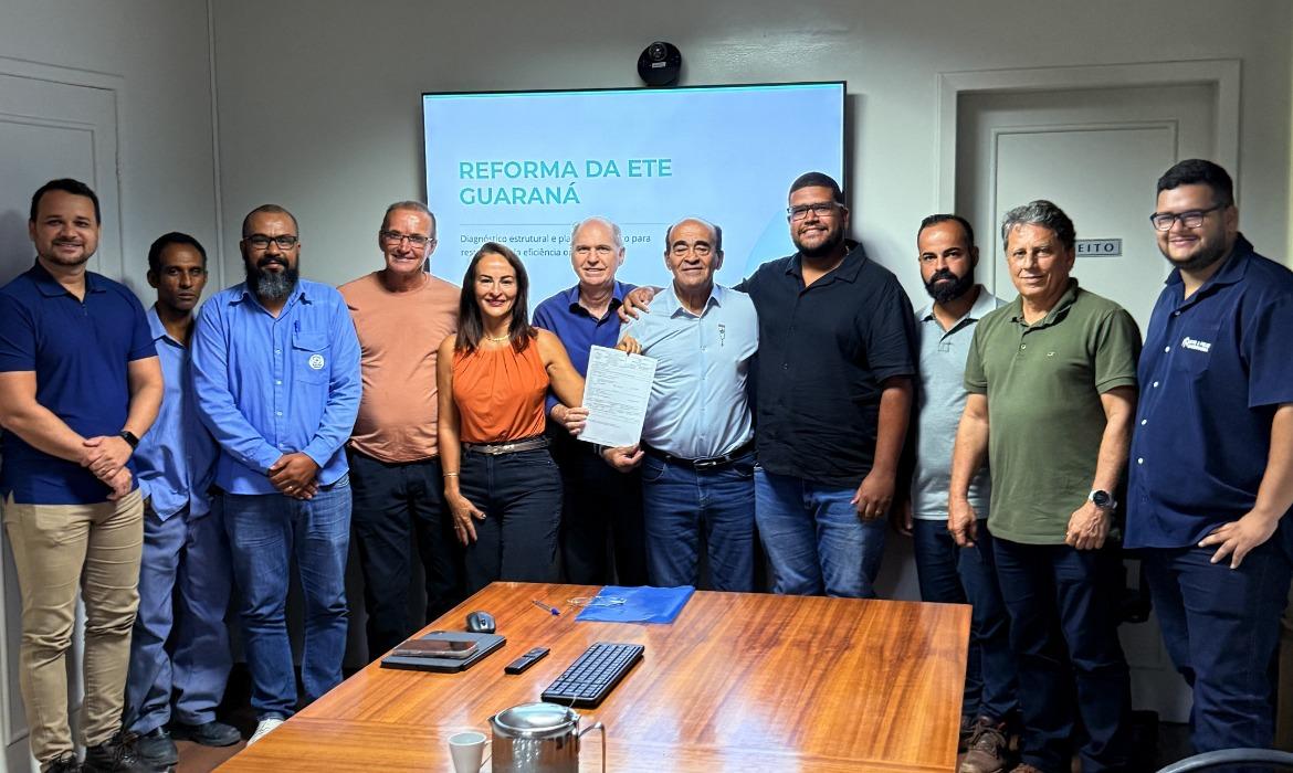 SAAE autoriza o início das obras de revitalização da ETE de Guaraná
