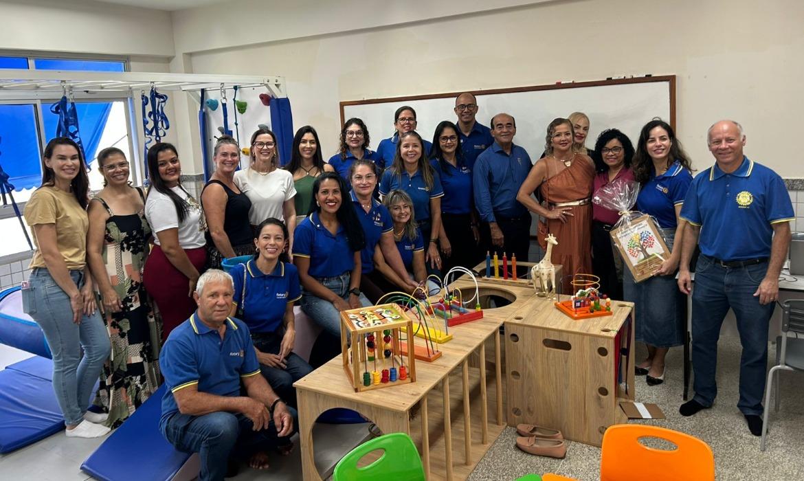 Sala Sensorial Magia do Rotary de Aracruz contempla outras quatro escolas da Rede Municipal de Ensino