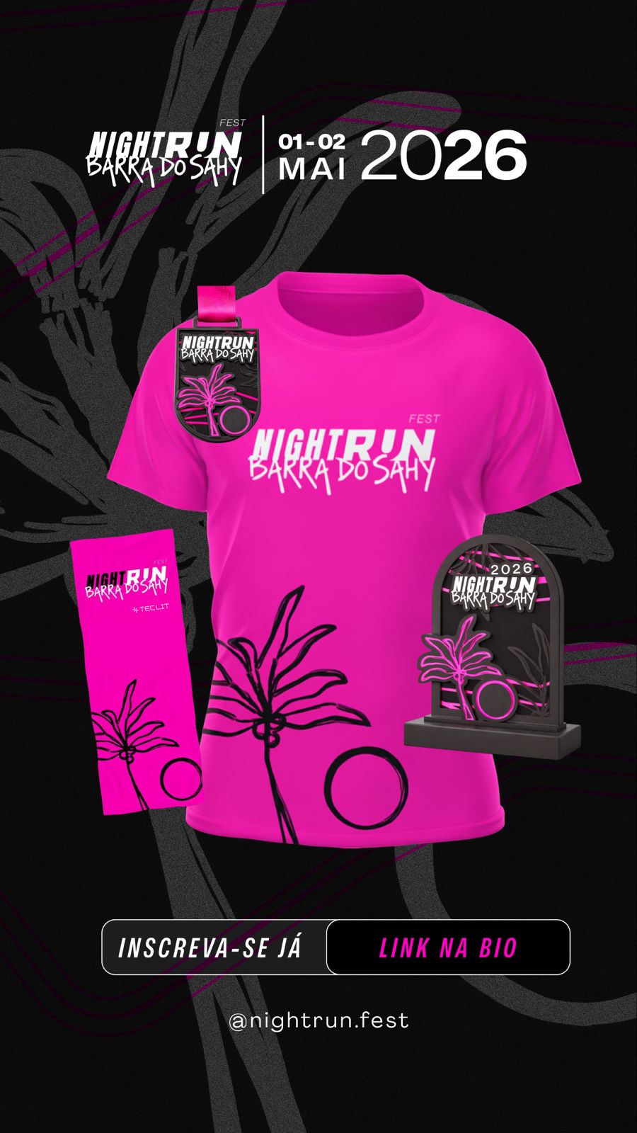 Night Run Barra do Sahy: corrida noturna combina esporte, solidariedade e festa em Aracruz