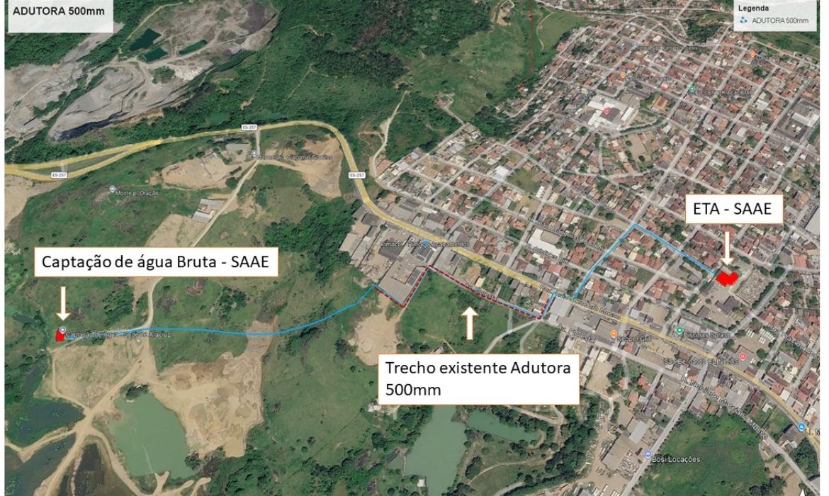 SAAE publica licitação para obras estratégicas de ampliação do sistema de abastecimento de Aracruz