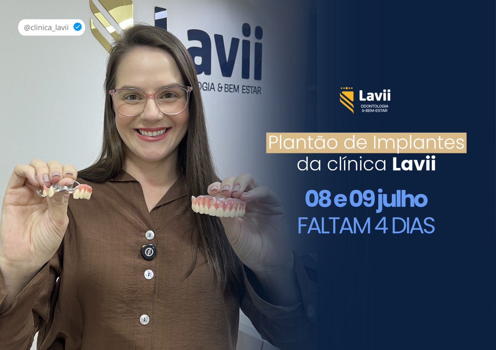 Faltam 4 dias: equipe da Lavii intensifica preparativos e vive expectativa para segunda edição do Plantão de Implantes em Aracruz