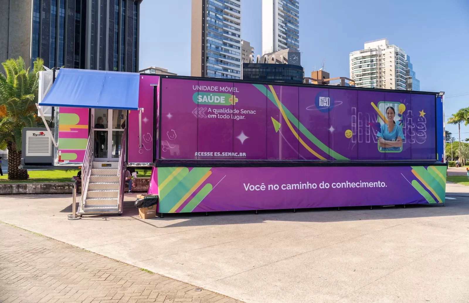 Unidade Móvel de Saúde do Senac-ES chega em Aracruz com mais de 830 vagas em ações de qualificação gratuita para moradores